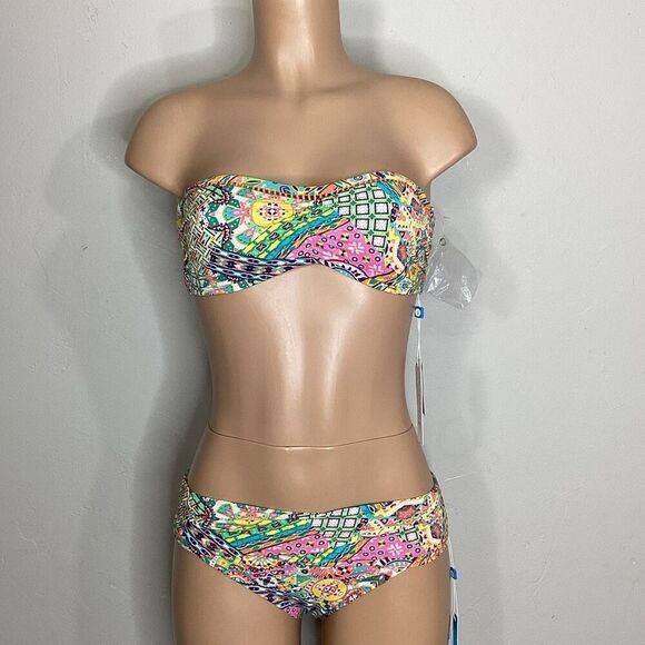 New. Bleu Rod Beattie bright print bikini. 14-top/16W-bottom. Retails $145 - Picture 2 of 9